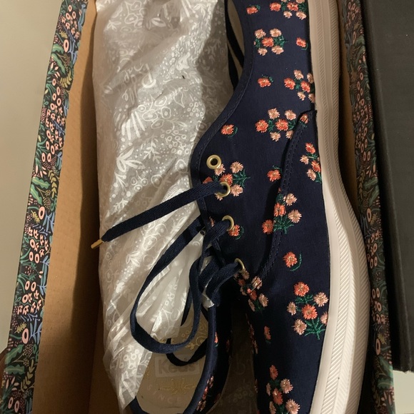 Keds x Rifle Paper Co Champion Posy Embroidered